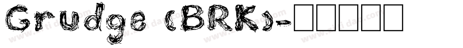Grudge (BRK)字体转换